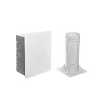 Krabica KUZ-VI KB do zateplenia 120-330mm, pevné veko, univerzálna, IP30(44)