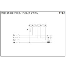 elektromer EM340DIN-AV23X-O1PFB / výstup S0