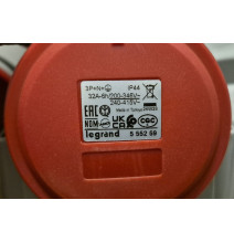 Legrand Pevná zásuvka 5P 32A 400V červená IP44 P17 TEMPRA PRO